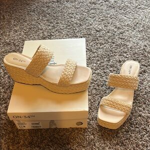 NIB! On 34th sandals